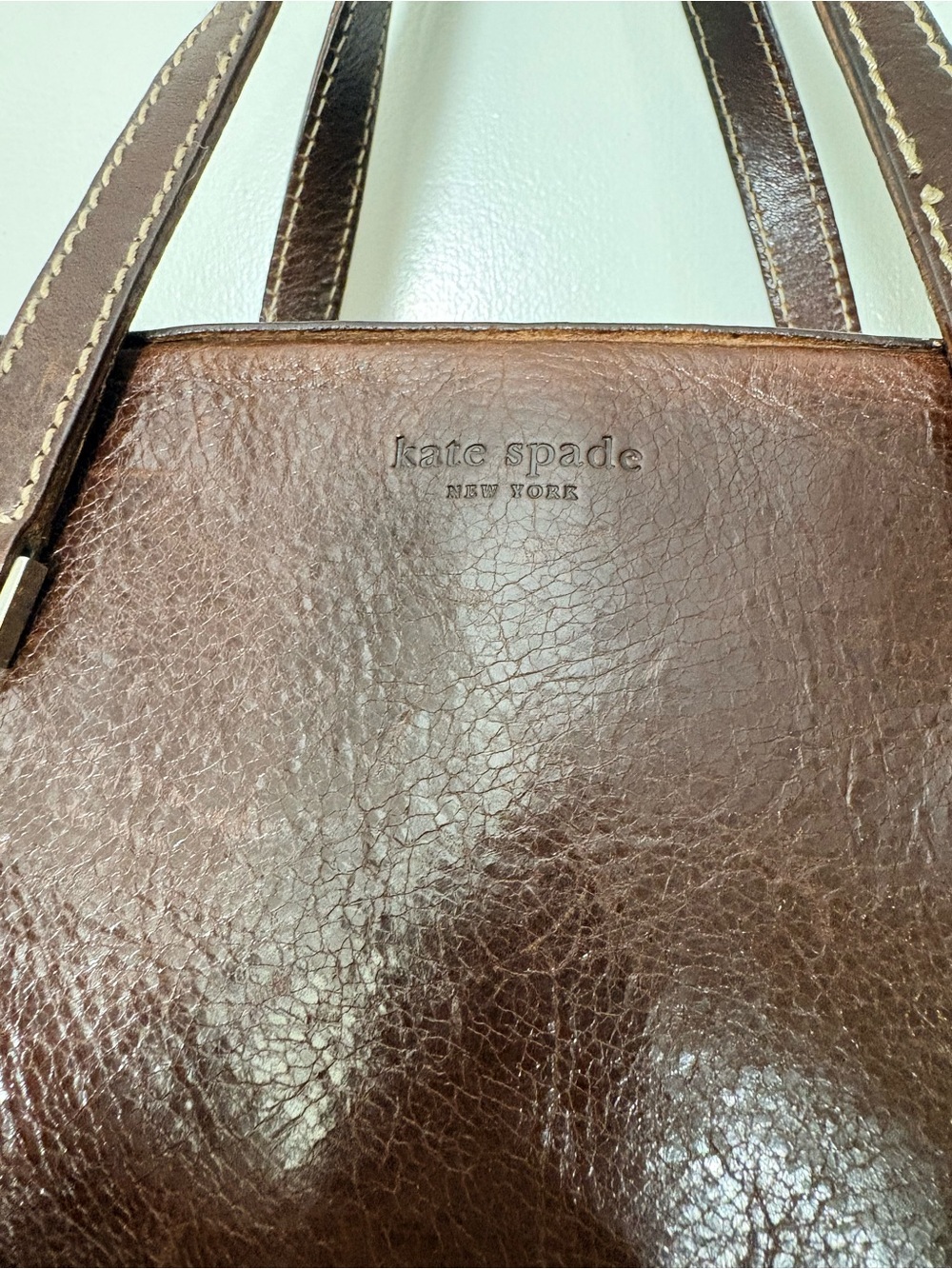 Vintage Kate Spade Italy Leather Sam Satchel - Picture 13 of 14